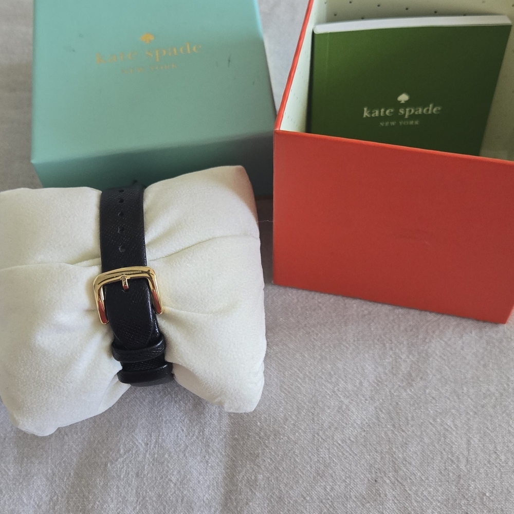 Kate Spade Black and Gold Watch - Picture 4 of 6